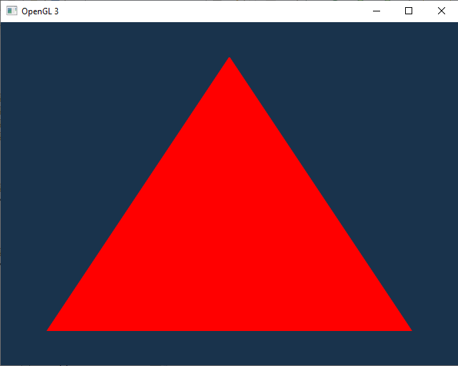 OpenGL 3 Triangle